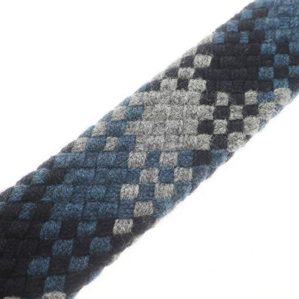 [Used] JACOB COHEN wool mesh belt, navy x gray [size 33/34] [NVY] [S/S/A/W] [Condition rank B] ​​[Men&