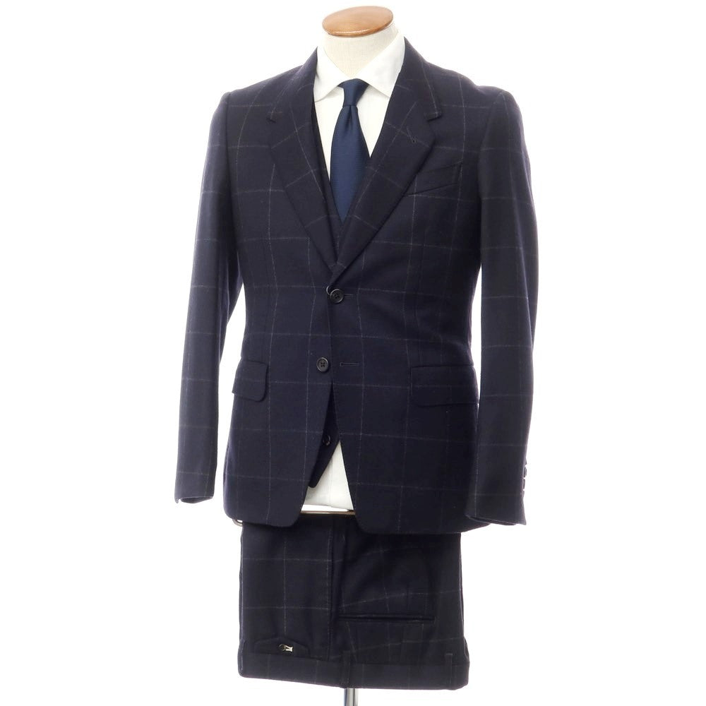 [Used] Paul Smith Collection Wool Three-Piece Two-Button Suit Dark Navy [Size M/L/82] [NVY] [A/W] [Condition Rank B] ​​[Men&