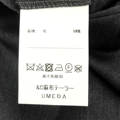 [Used] Azabu tailor wool dress slacks pants, grey [73] [Condition rank B] [Men&