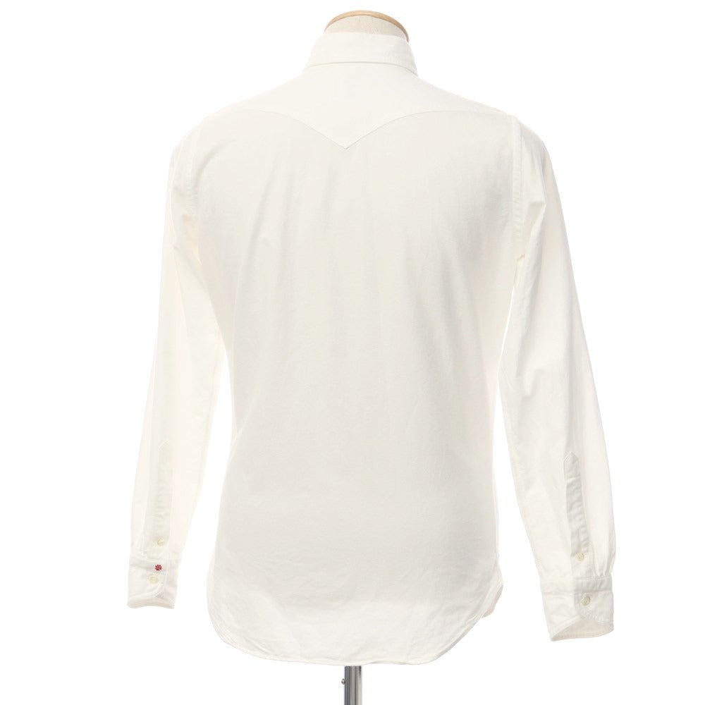 [Used] BOLZONELLA Cotton Button-down Casual Shirt White [Size not specified (S size)] [WHT] [A/W] [Condition rank C] [Men&