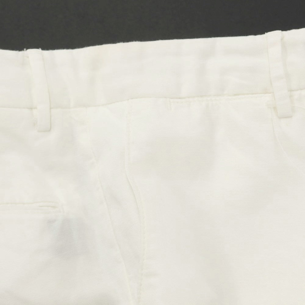 [Used] PT01 Linen Cotton Casual Slacks Pants White [44] [Condition Rank C] [Men&