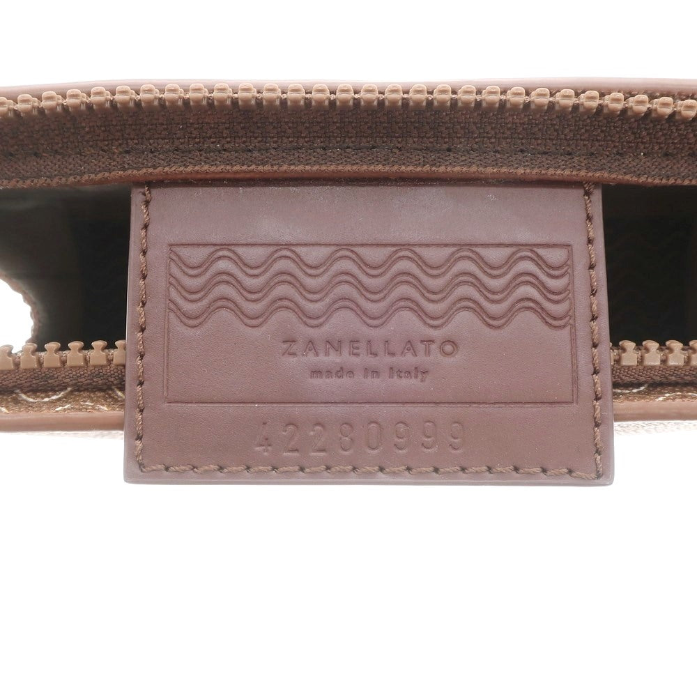 [Used] ZANELLATO Brandin Pouch Brown x White [W22.8xH15xD5] [BRW] [S/S/A/W] [Condition Rank B] ​​[Unisex] [768978]