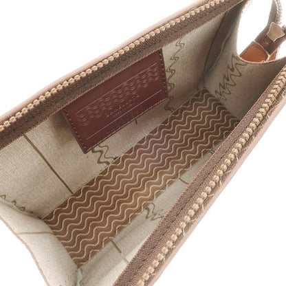 [Used] ZANELLATO Brandin Pouch Brown x White [W22.8xH15xD5] [BRW] [S/S/A/W] [Condition Rank B] ​​[Unisex] [768978]