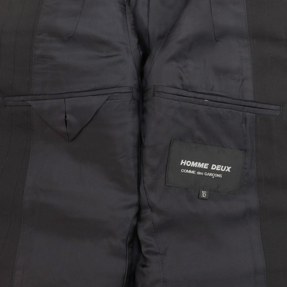 【中古】【未使用】コムデギャルソン オムドゥ COMME des GARCONS HOMME DEUX 2023年春夏 ウール ストライプ 3B カジュアルジャケット ブラック【サイズXS】【BLK】【S/S】【状態ランクS】【メンズ】【768893】
[EPD]