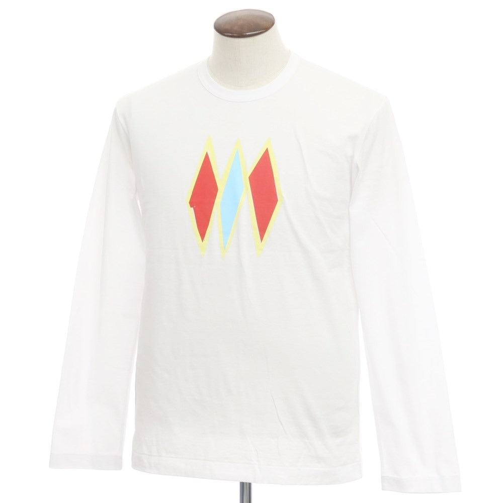 [Used] COMME des GARCONS HOMME PLUS Spring/Summer 2023 Cotton Long Sleeve T-Shirt White [Size L] [WHT] [S/S/A/W] [Condition Rank A] [Men&