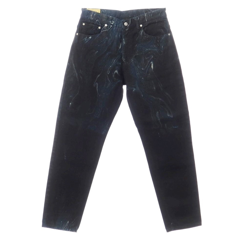 [Used] SEVEN BY SEVEN URBAN RESEARCH exclusive marble print denim pants jeans black [size not listed (approximately L)] [BLK] [S/S/A/W] [Condition rank A] [Men&