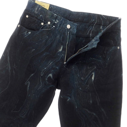 [Used] SEVEN BY SEVEN URBAN RESEARCH exclusive marble print denim pants jeans black [size not listed (approximately L)] [BLK] [S/S/A/W] [Condition rank A] [Men&