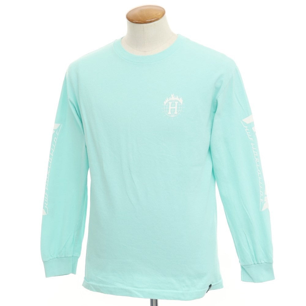 [Used] HUF Printed Long Sleeve T-Shirt Mint Blue [Size M] [BLU] [S/S/A/W] [Condition Rank C] [Men&