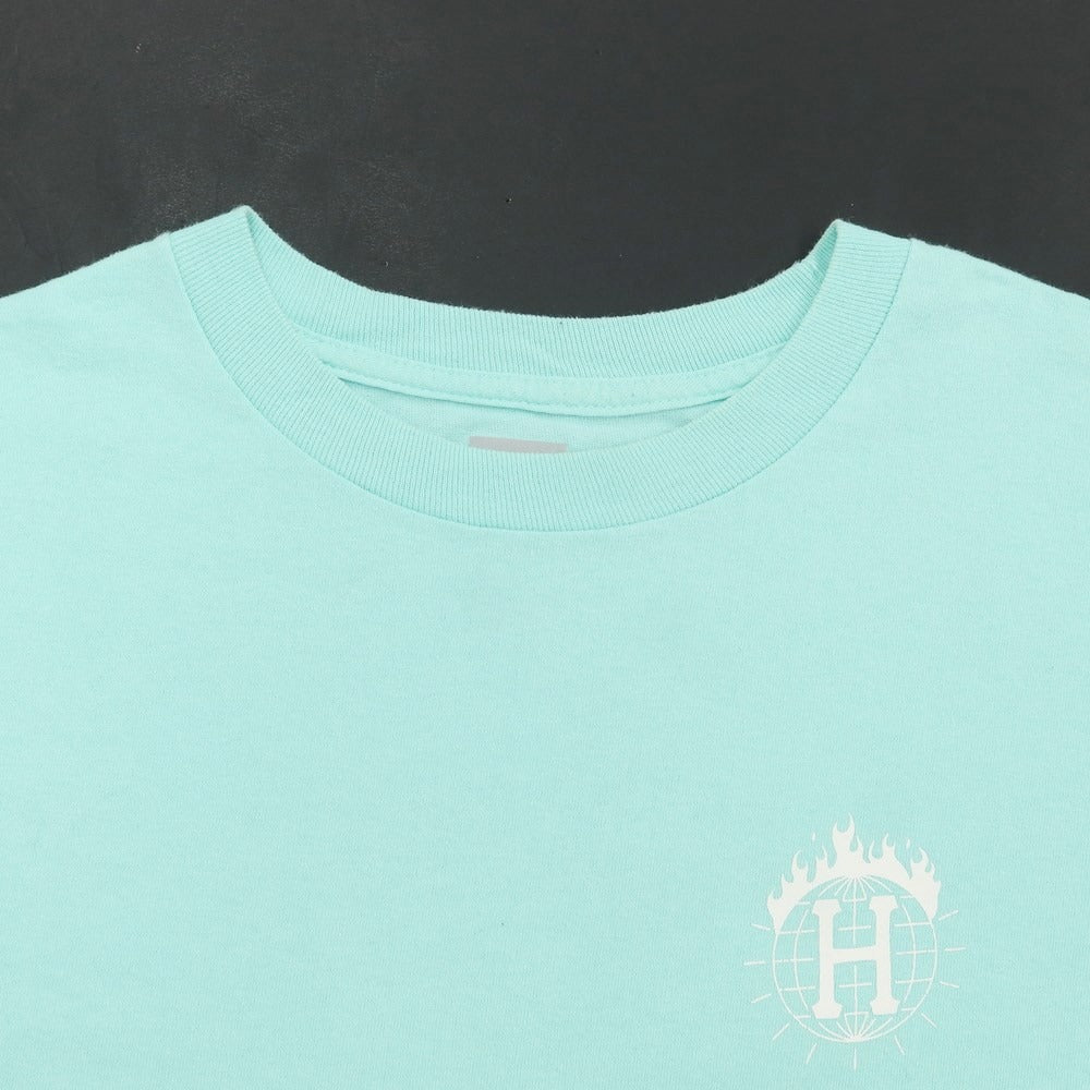 [Used] HUF Printed Long Sleeve T-Shirt Mint Blue [Size M] [BLU] [S/S/A/W] [Condition Rank C] [Men&