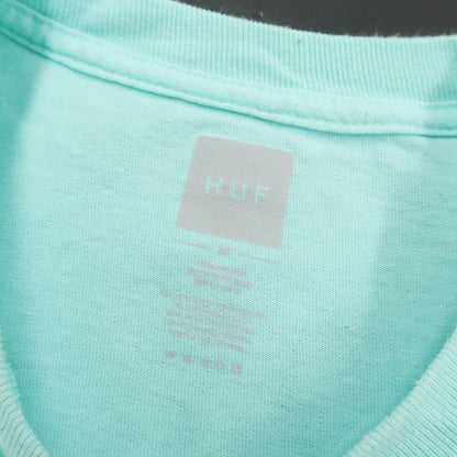 [Used] HUF Printed Long Sleeve T-Shirt Mint Blue [Size M] [BLU] [S/S/A/W] [Condition Rank C] [Men&