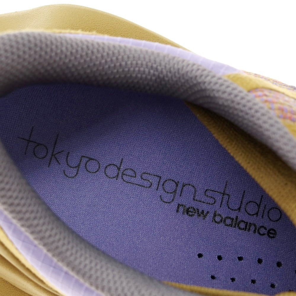 [Used] STONE ISLAND × New Balance 2023 Fall/Winter FuelCell C_1 Sneakers Khaki x Purple [Size Left: 27cm Right: 26cm] [KAK] [S/S/A/W] [Condition Rank A] [Men&