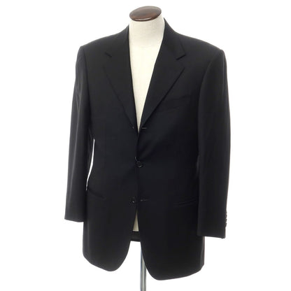 [Used] KRIZIA wool tailored jacket, black [48] [Condition rank C] [Men&