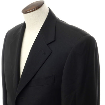 [Used] KRIZIA wool tailored jacket, black [48] [Condition rank C] [Men&