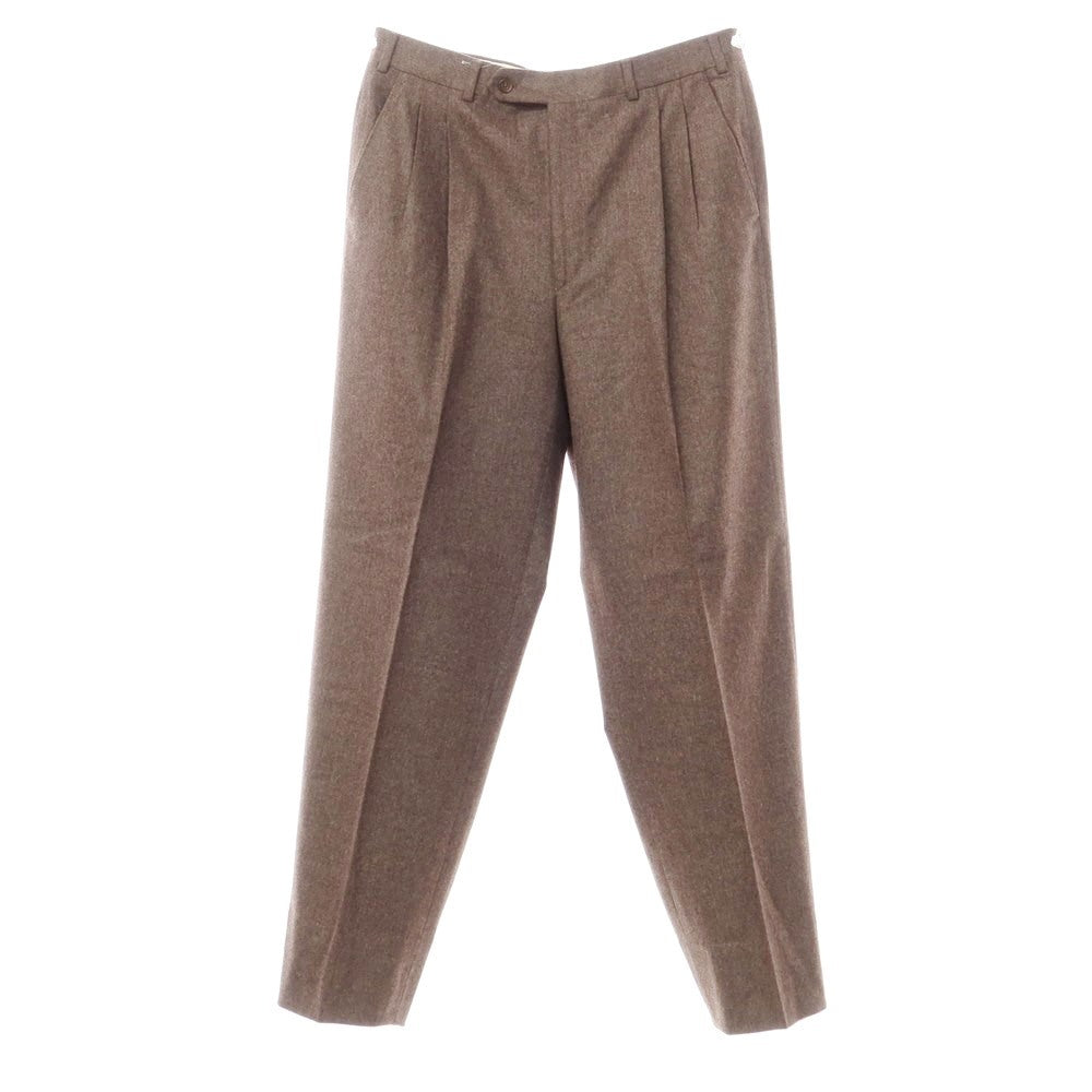 [Used] RAVAZZOLO Wool Two-Pleated Dress Slacks Pants Brown [Size 48] [BRW] [A/W] [Condition Rank C] [Men&