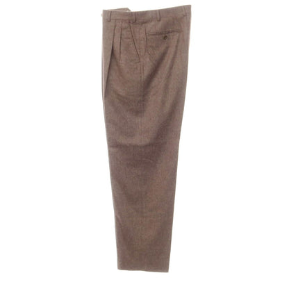 [Used] RAVAZZOLO Wool Two-Pleated Dress Slacks Pants Brown [Size 48] [BRW] [A/W] [Condition Rank C] [Men&