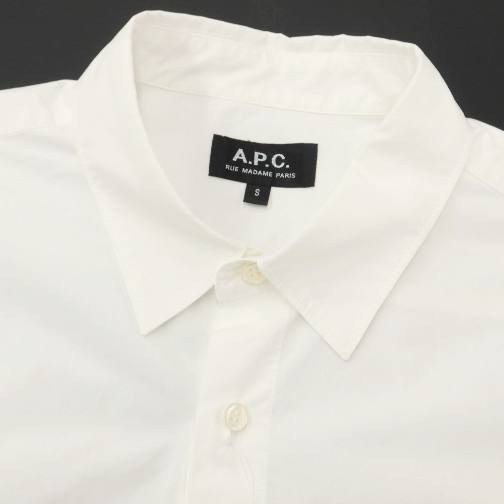 [Used] A.P.C. Cotton Regular Collar Casual Shirt White [Size S] [WHT] [S/S/A/W] [Condition Rank B] ​​[Men&