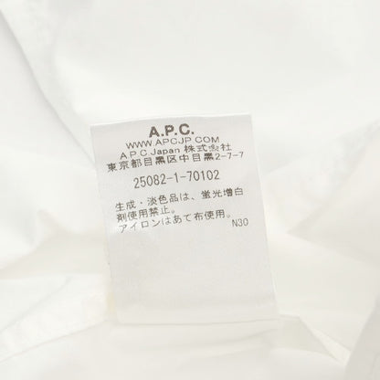 [Used] A.P.C. Cotton Regular Collar Casual Shirt White [Size S] [WHT] [S/S/A/W] [Condition Rank B] ​​[Men&