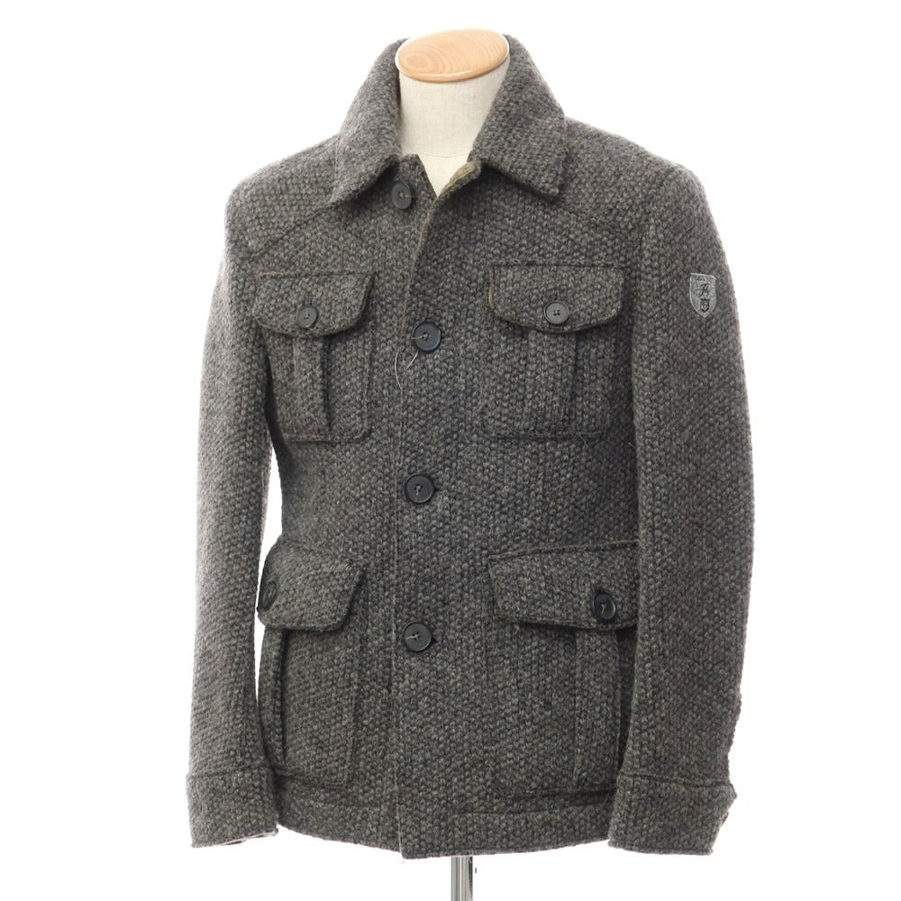 [Used] LBM1911 Wool polyester knit blouson, gray [Size 44] [GRY] [A/W] [Condition rank B] ​​[Men&