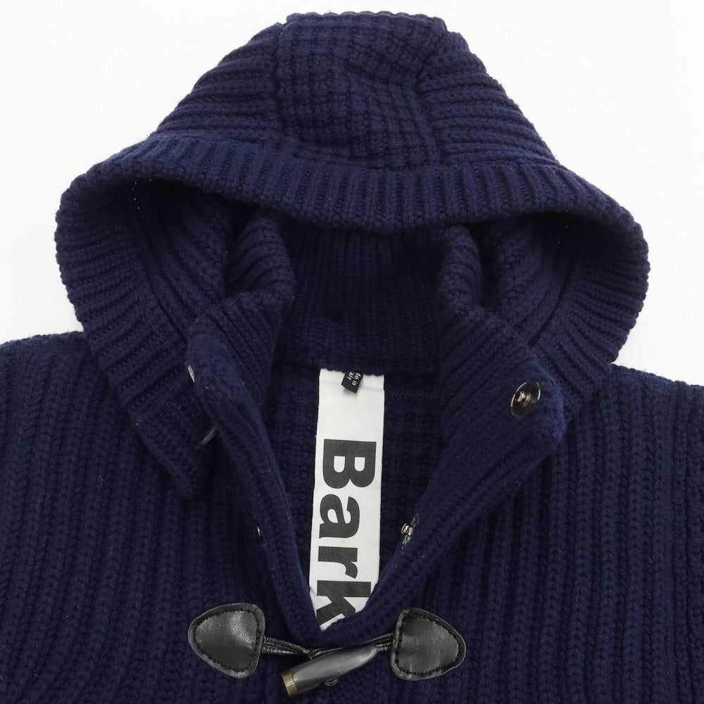 [Used] BARK Wool Nylon Knit Duffle Coat Navy [Size XS] [NVY] [A/W] [Condition Rank B] ​​[Men&