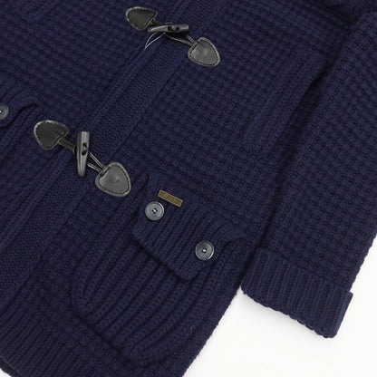 [Used] BARK Wool Nylon Knit Duffle Coat Navy [Size XS] [NVY] [A/W] [Condition Rank B] ​​[Men&