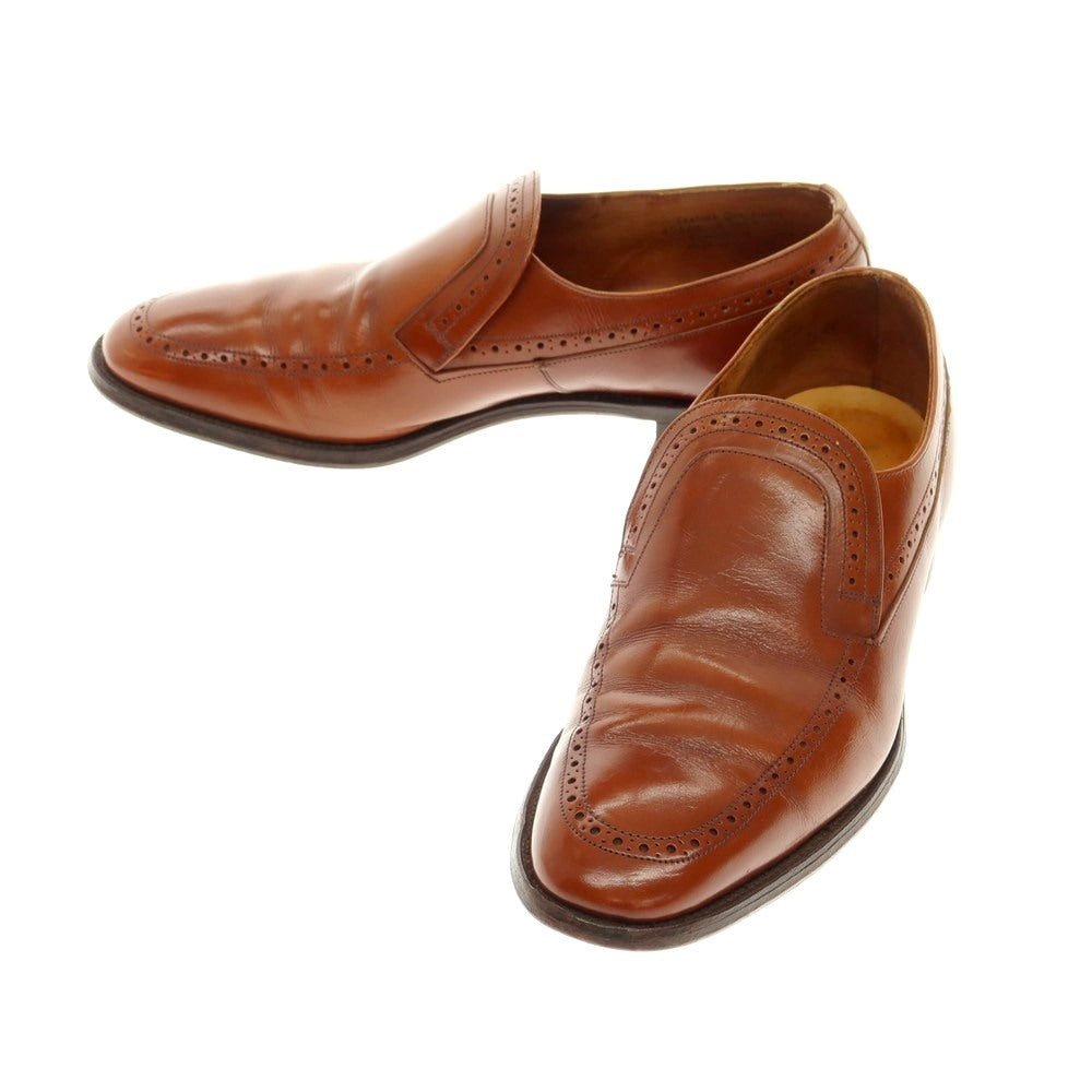 [Used] Hawkes Hallmarks HAWKES HALLMARKS U-tip loafers orange brown [Size 9 EE] [BRW] [S/S/A/W] [Condition Rank C] [Men&