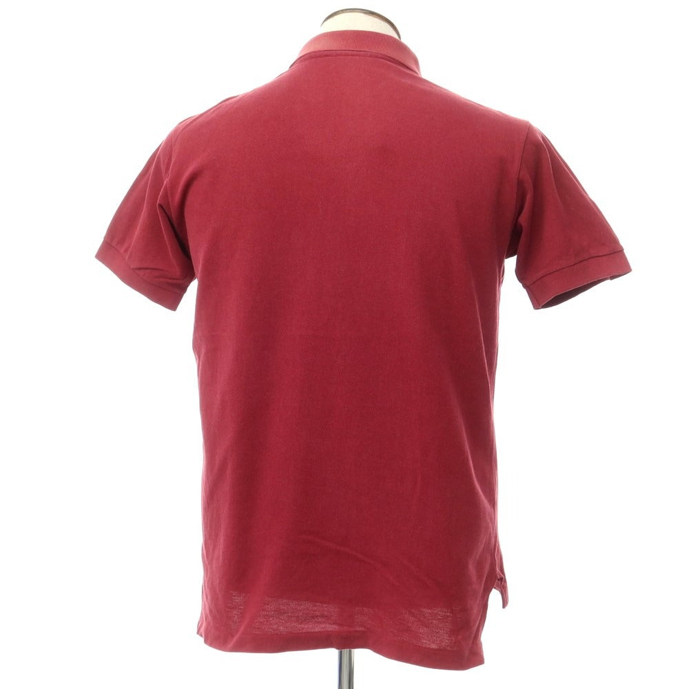 [Used] Brooks Brothers Cotton Short Sleeve Polo Shirt Red [L] [Condition Rank D] [Men&