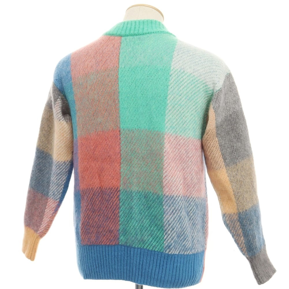 [Used] Sacai 2022 Fall/Winter Plaid Knit Blouson Wool Mohair Knit Blouson Multicolor [Size 1] [MLT] [A/W] [Condition Rank B] ​​[Men&