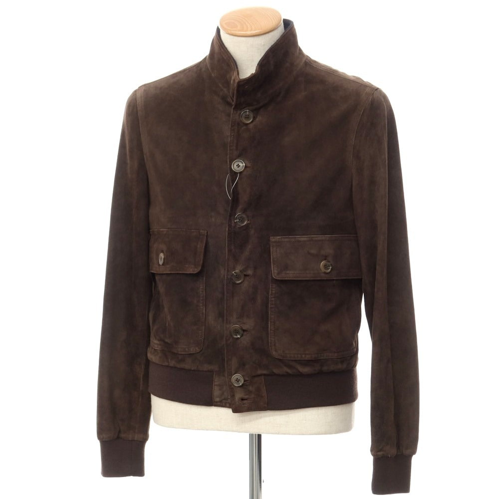 [Used] Makers Shirt Kamakura Suede Leather Jacket Blouson Brown [Size 44] [BRW] [A/W] [Condition Rank C] [Men&