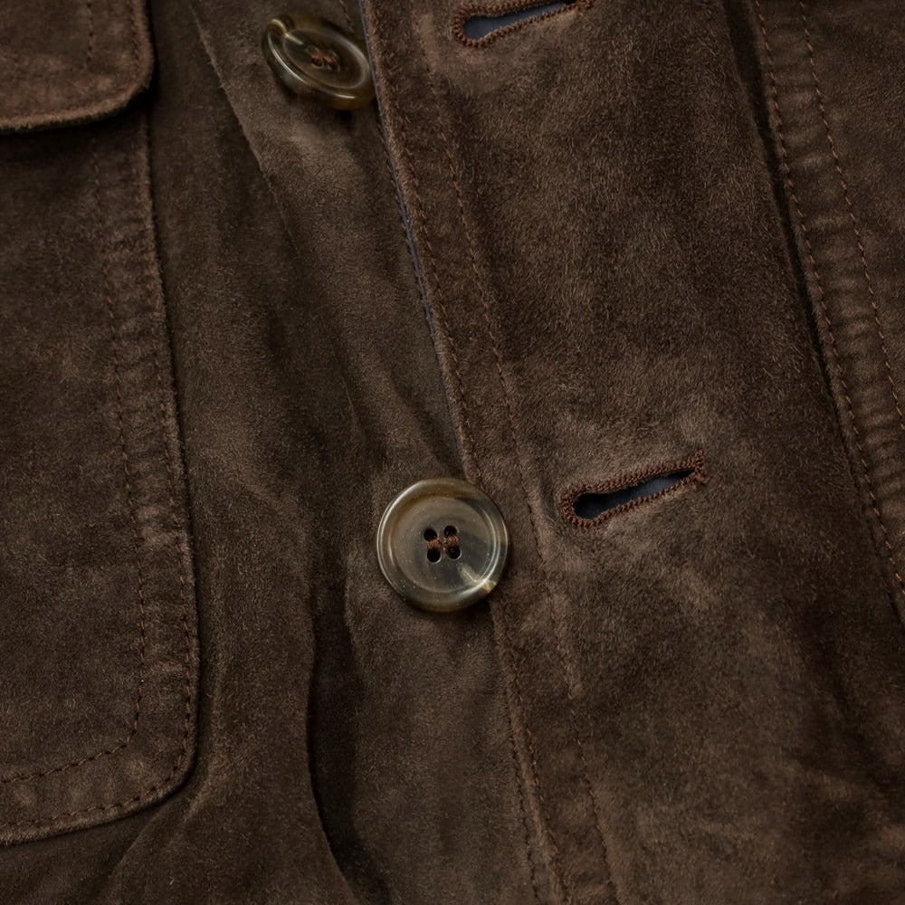 [Used] Makers Shirt Kamakura Suede Leather Jacket Blouson Brown [Size 44] [BRW] [A/W] [Condition Rank C] [Men&
