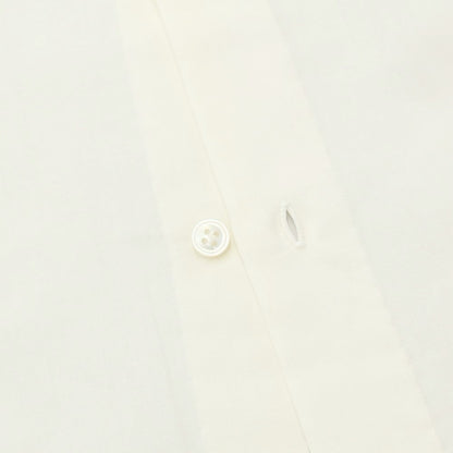 [Used] AVINO Cotton Cashmere Wide Collar Dress Shirt Ivory [Size 37] [WHT] [S/S/A/W] [Condition Rank A] [Men&
