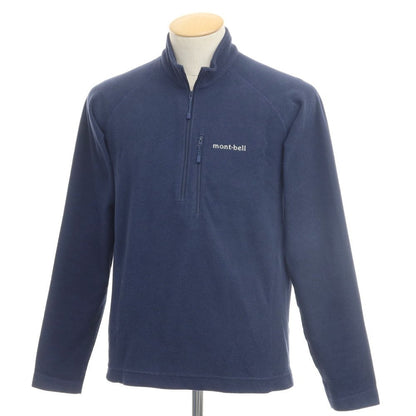 [Used] Mont-bell polyester half-zip fleece, navy [Size S] [NVY] [A/W] [Condition Rank C] [Men&