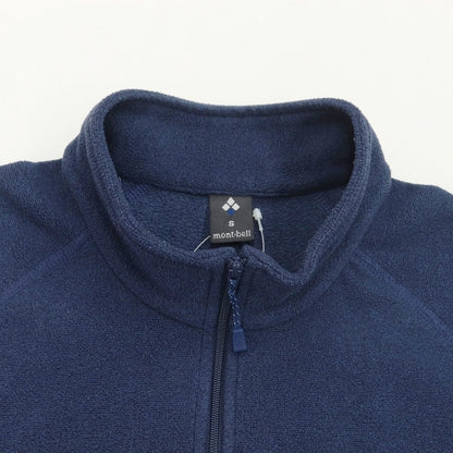 [Used] Mont-bell polyester half-zip fleece, navy [Size S] [NVY] [A/W] [Condition Rank C] [Men&