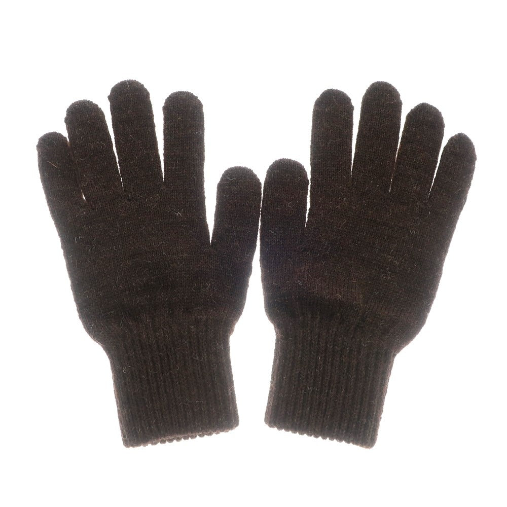 [Used] Black Sheep Wool Knit Gloves, Brown [BRW] [A/W] [Condition Rank A] [Men&