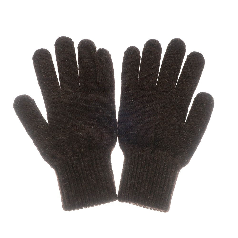 [Used] Black Sheep Wool Knit Gloves, Brown [BRW] [A/W] [Condition Rank A] [Men&