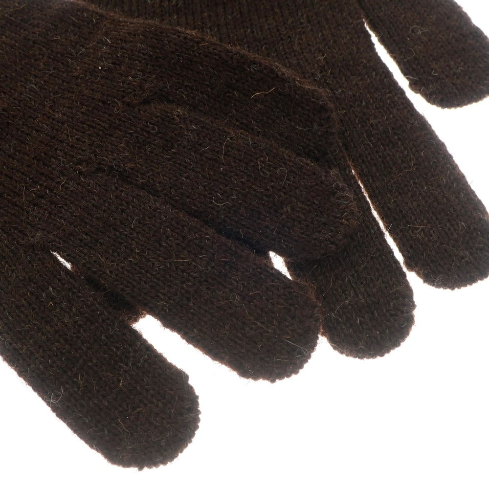 [Used] Black Sheep Wool Knit Gloves, Brown [BRW] [A/W] [Condition Rank A] [Men&