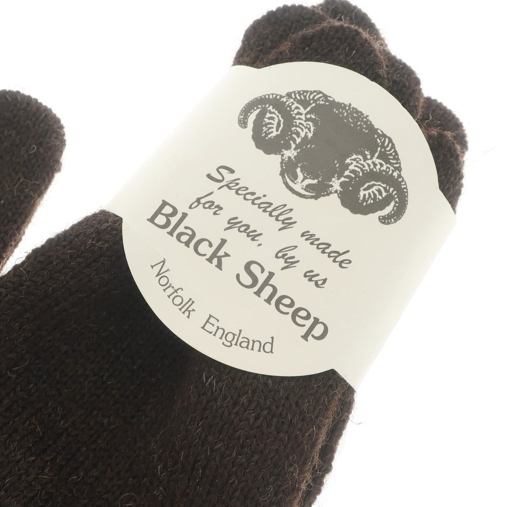 [Used] Black Sheep Wool Knit Gloves, Brown [BRW] [A/W] [Condition Rank A] [Men&