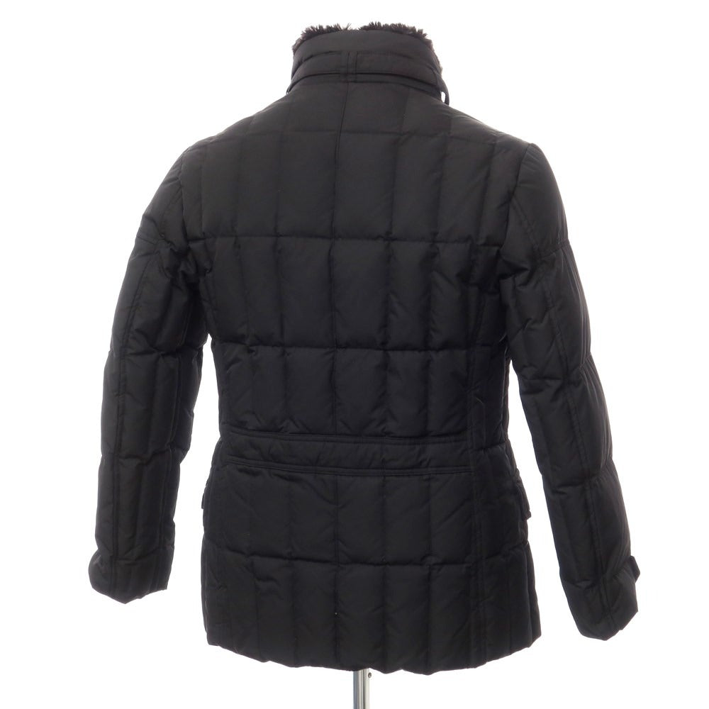 [Used] MOORER Polyester Fur Down Jacket Blouson Black [Size 50] [BLK] [A/W] [Condition Rank B] ​​[Men&