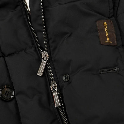 [Used] MOORER Polyester Fur Down Jacket Blouson Black [Size 50] [BLK] [A/W] [Condition Rank B] ​​[Men&