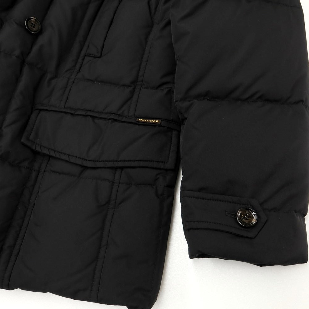 [Used] MOORER Polyester Fur Down Jacket Blouson Black [Size 50] [BLK] [A/W] [Condition Rank B] ​​[Men&