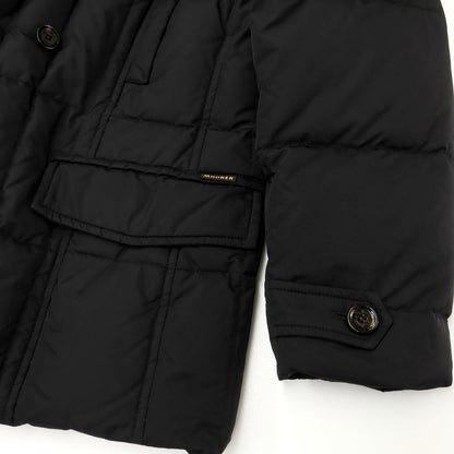 [Used] MOORER Polyester Fur Down Jacket Blouson Black [Size 50] [BLK] [A/W] [Condition Rank B] ​​[Men&