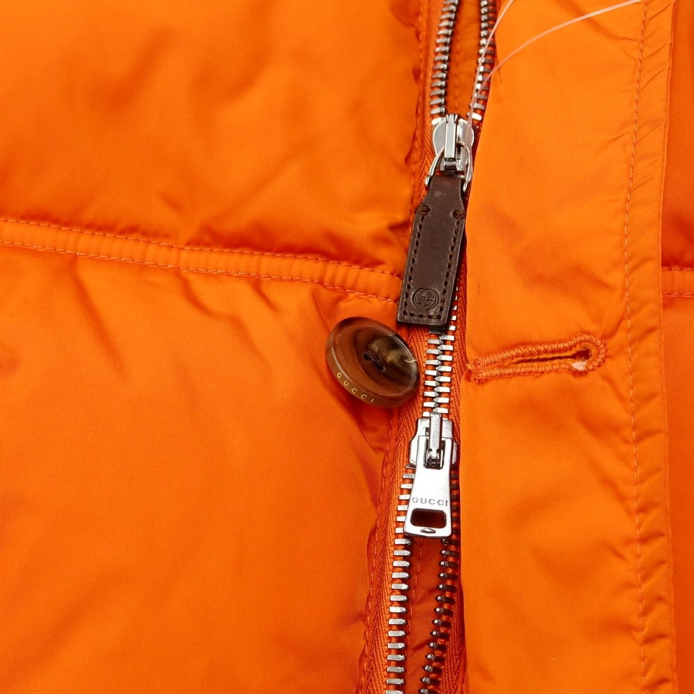 [Used] Gucci Nylon Down Jacket Blouson Orange [Size 44] [ORG] [A/W] [Condition Rank B] ​​[Men&
