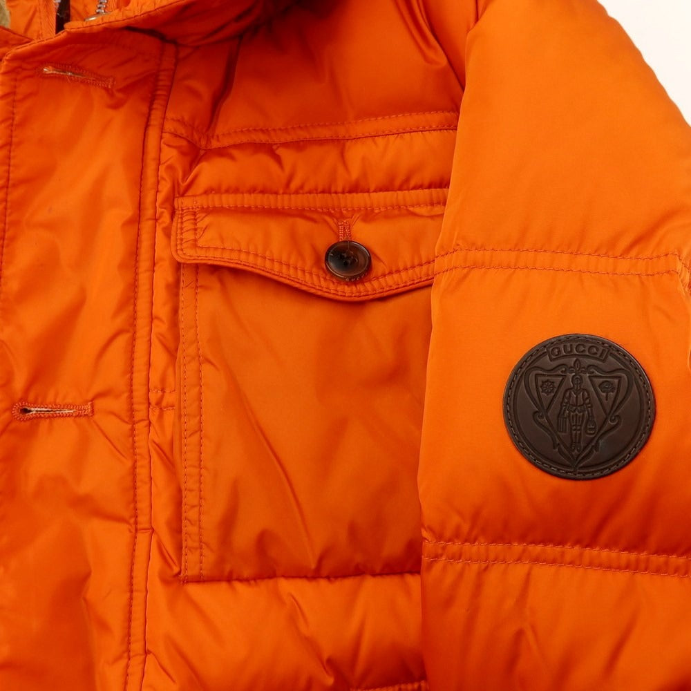 [Used] Gucci Nylon Down Jacket Blouson Orange [Size 44] [ORG] [A/W] [Condition Rank B] ​​[Men&