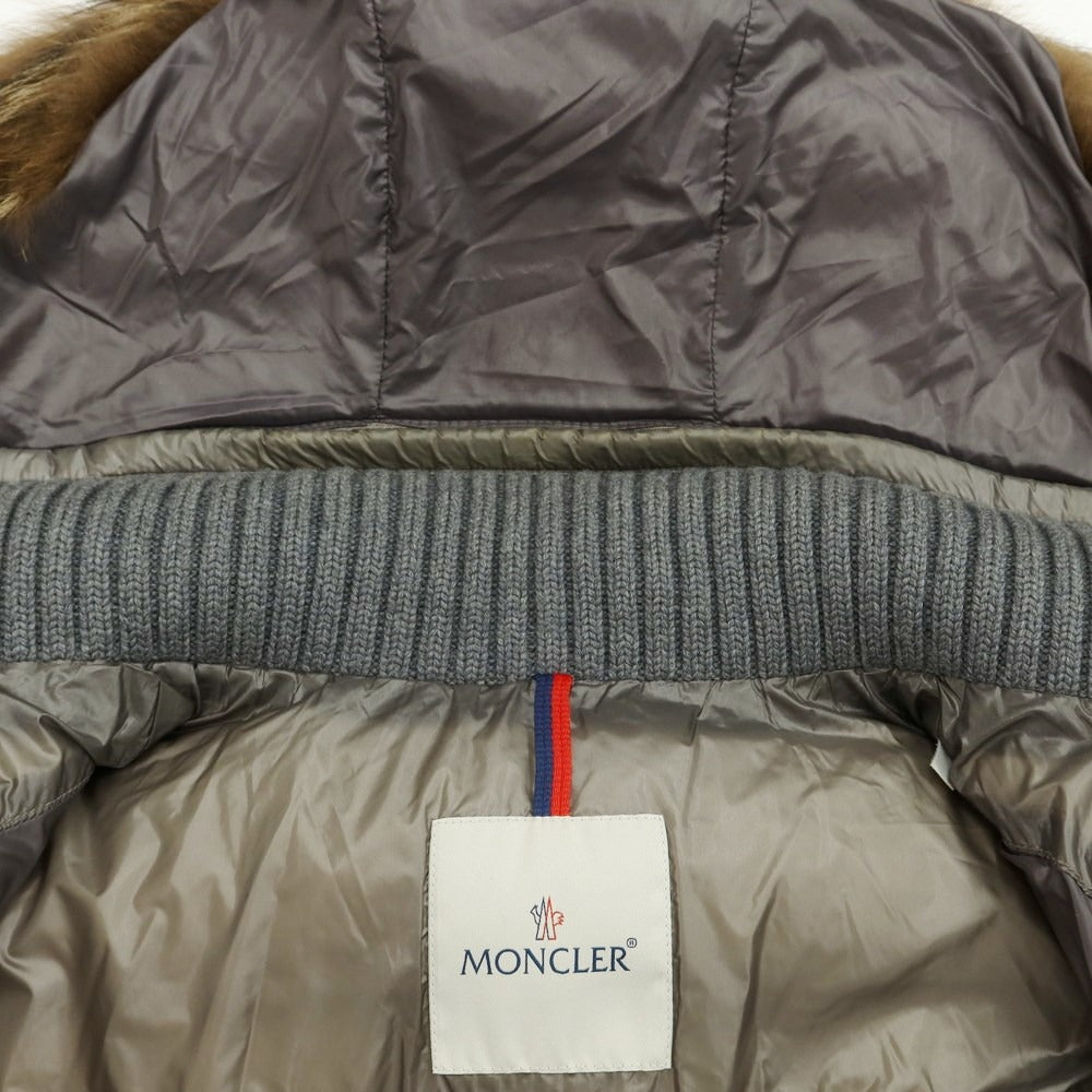 [Used] Moncler MONCLER HUBERT Nylon Down Jacket Blouson Greige [Size 1] [GRY] [A/W] [Condition Rank B] ​​[Men&