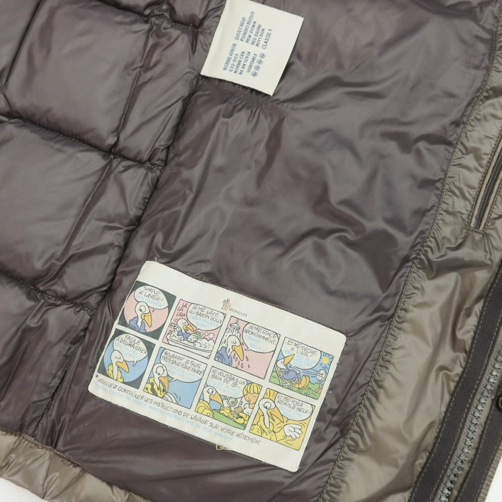 [Used] Moncler MONCLER HUBERT Nylon Down Jacket Blouson Greige [Size 1] [GRY] [A/W] [Condition Rank B] ​​[Men&