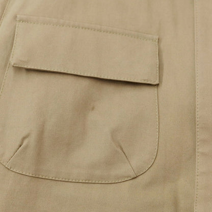 [Used] Bagutta Herringbone Cotton Zip-up Work Jacket Khaki [M] [Condition Rank B] [Men&