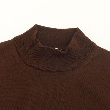 [Used] Alessandro Luppi Wool Mock Neck Pullover Knit Brown [Size 52] [BRW] [A/W] [Condition Rank B] ​​[Men&