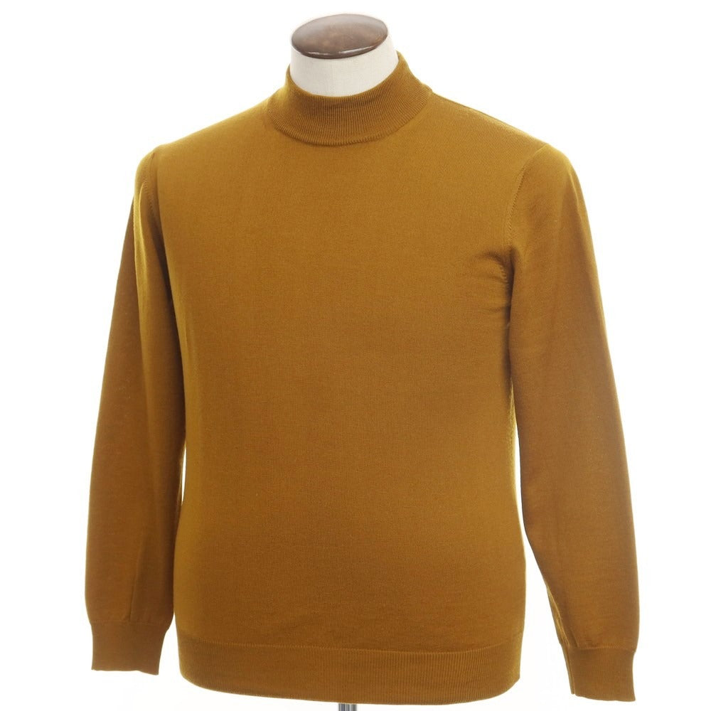 [Used] Alessandro Luppi Wool Mock Neck Pullover Knit Mustard [Size 52] [YEL] [A/W] [Condition Rank B] ​​[Men&