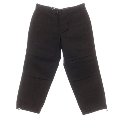 [Used] PT TORINO Cotton Linen Cropped Pants Black [32] [Condition Rank B] [Men&