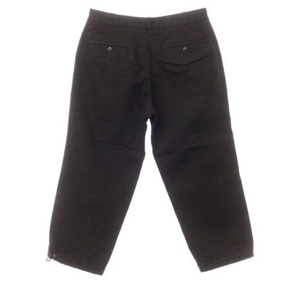 [Used] PT TORINO Cotton Linen Cropped Pants Black [32] [Condition Rank B] [Men&