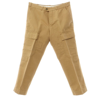 [Used] PT TORINO Cotton Linen Cargo Pants, Camel [32] [Condition Rank C] [Men&